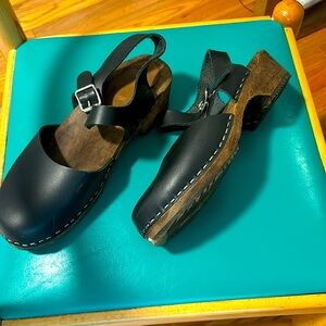 Lotta from Stockholm black Mary Jane clogs size 40, lotta’s